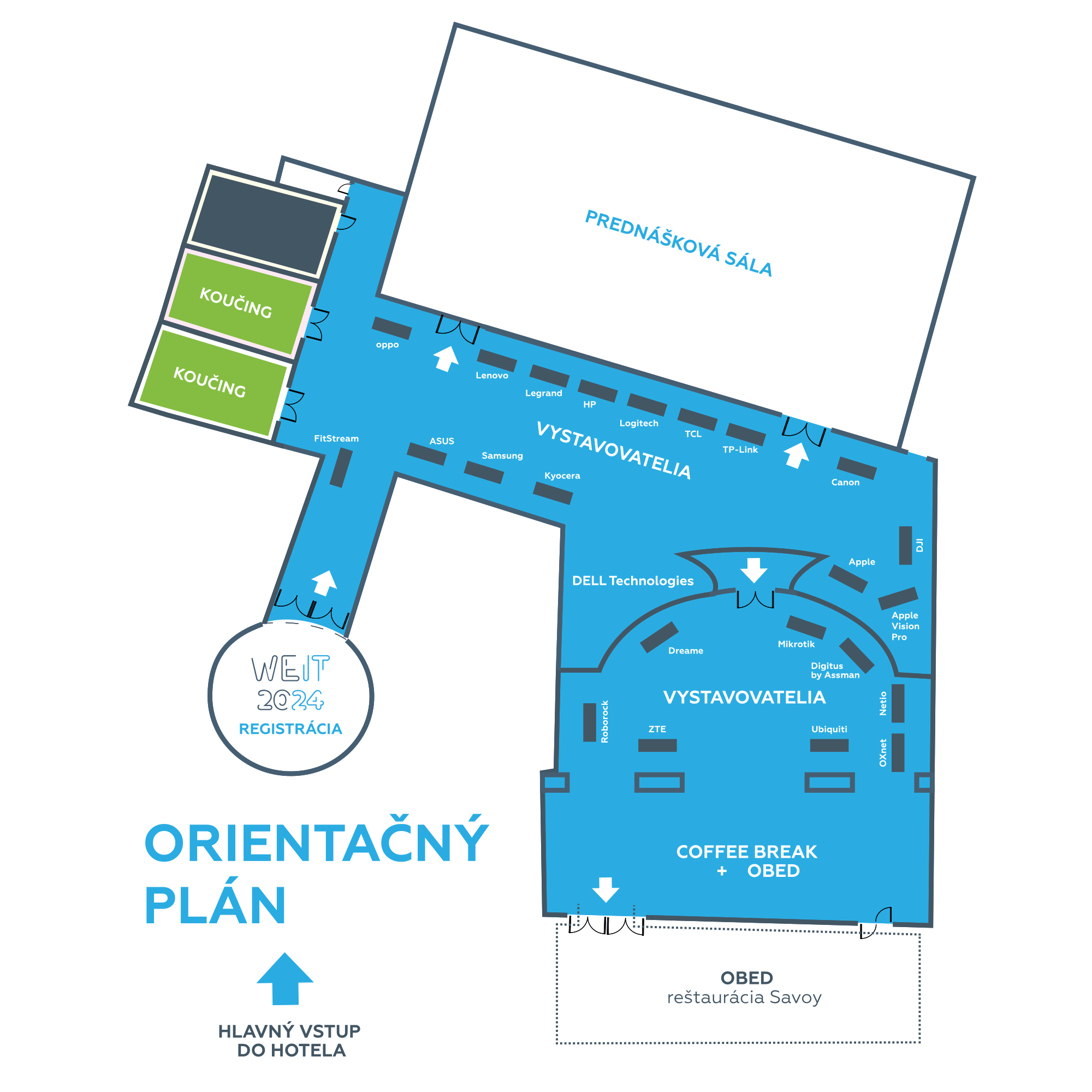 Floorplan konferencie