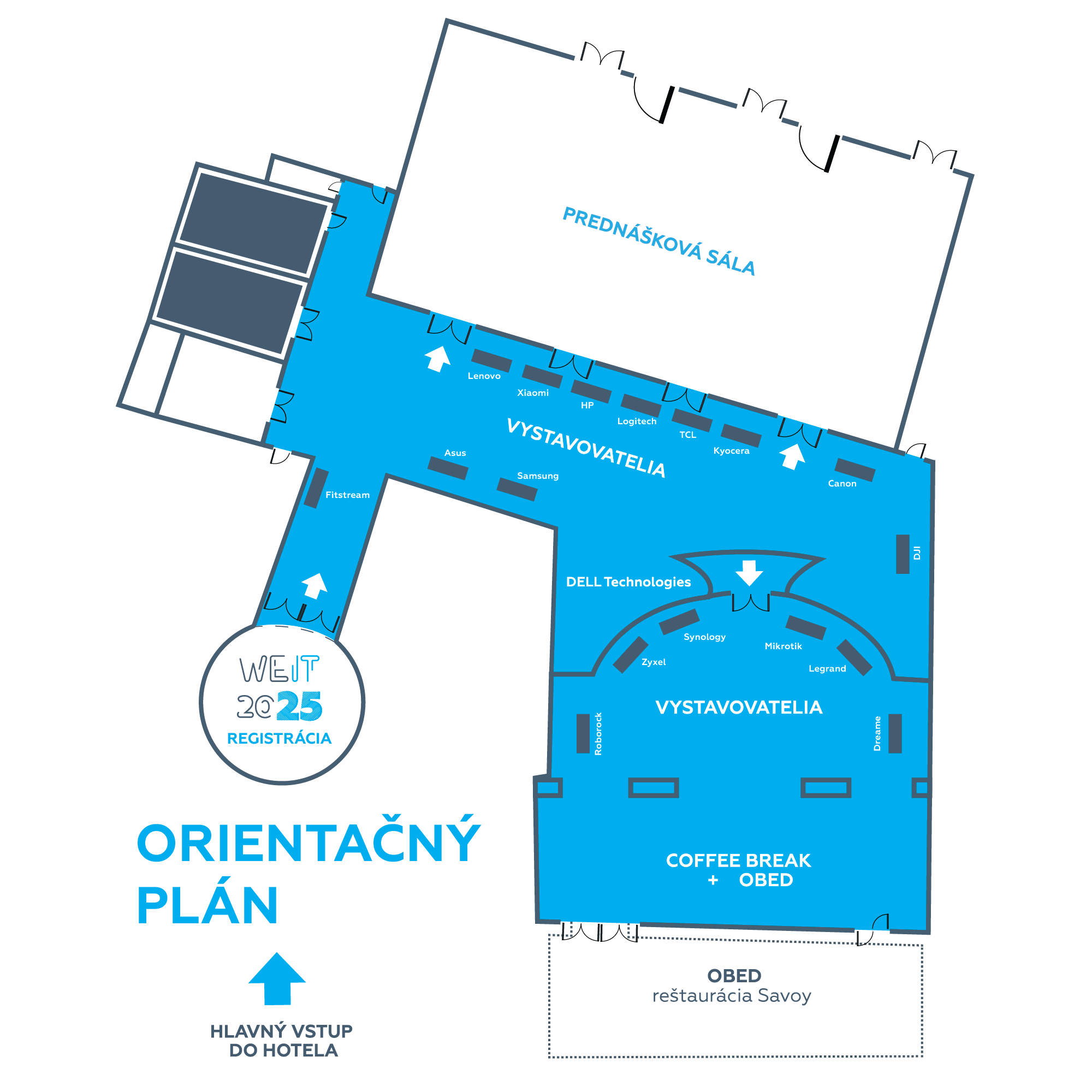 Floorplan konferencie